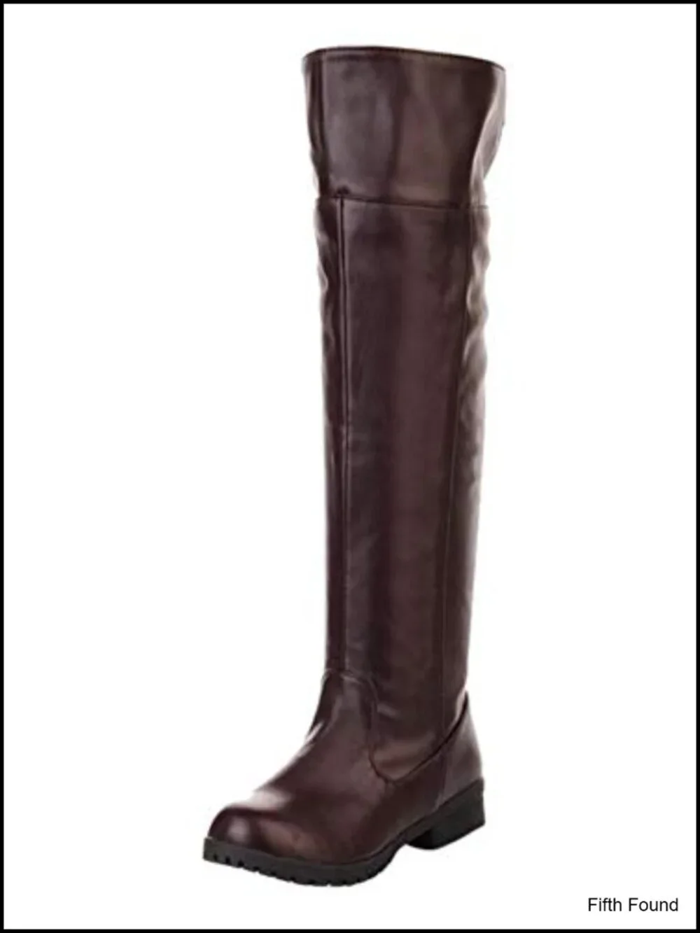 Knee High Equestrian Riding Boots Cosplay Costume Shoes Faux Leather